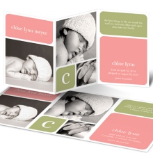 Blocks of Joy -- Adoption Baby Announcements