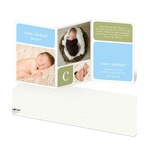 Baby Book Blocks -- Boy Elegant Birth Announcements