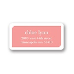 Baby Book Blocks -- Girl Elegant Address Labels