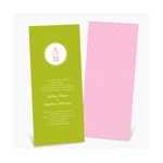 Simply Sophisticated -- Monogram Wedding Invitation