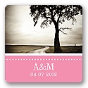 Simply Sophisticated -- Wedding Favor Stickers