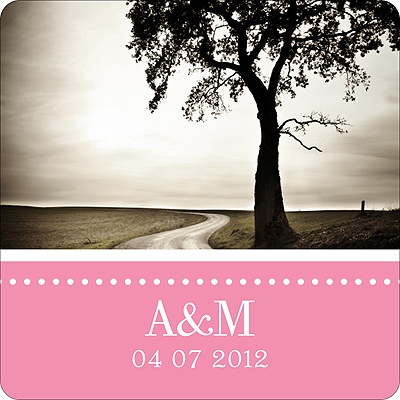 Simply Sophisticated -- Wedding Favor Stickers