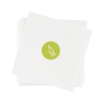 Sleek Monogram -- Monogrammed Napkins