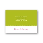 Simply Sophisticated -- Reception Card