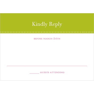 Simply Sophisticated -- Response Card