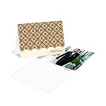 Exquisite Pattern -- Ecru Photo Thank You Card