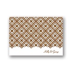 Exquisite Pattern -- White Thank You Card