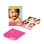 A Year In Review -- Timeline Birthday Invitation