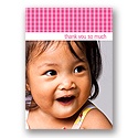 Gingham -- Thank You Card