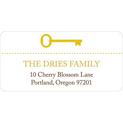 Keyed In -- Address Label