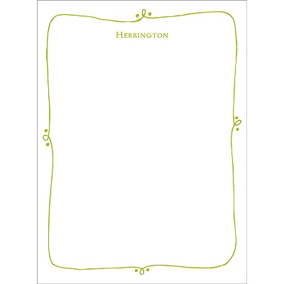 Framed with Love --  Baby Stationery