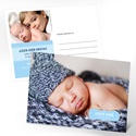 Named in Love -- Horizontal Photo Birth Announcement