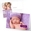 Named in Love -- Horizontal Photo Birth Announcement