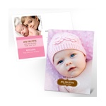 Named in Love -- Vertical Photo Birth Announcement
