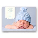 Bundle of Blue -- Classic Birth Announcement