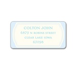 Bundle of Blue -- Address Label