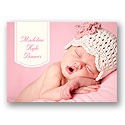Pretty in Pink -- Baby Thank You Card