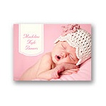 Pretty in Pink -- Baby Thank You Card