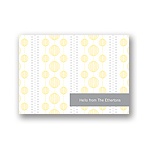 Chic Circles -- Yellow Thank You Card