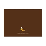 Santa's Sleigh Team -- Christmas Thank You Card