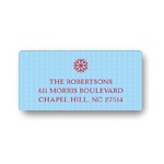Simple Snowflake -- Christmas Address Label