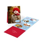 Christmas Tales -- Vertical Recycled Photo Christmas Card