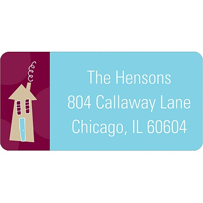Sketches of Home -- Address Label