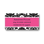 Black Pattern -- Address Label