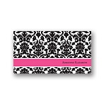 Black Pattern -- Personalized Note Card