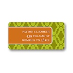 Moss Diamond Stamp -- Address Label