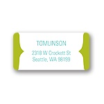 Joyful News in Green -- Address Label