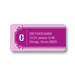 The Golden Ticket -- Girl Unique Address Label