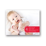 The Golden Ticket -- Boy Photo Birth Announcement