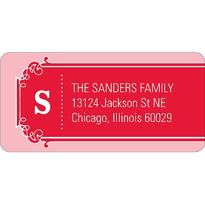 The Golden Ticket -- Boy Unique Address Label