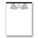 Elegant Edging -- Personalized Note Card