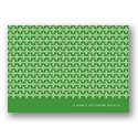 Small Pattern -- Green Personalized Note Card