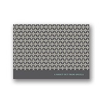 Small Pattern -- Grey Personalized Note Card