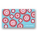 Zero In On Blue -- Personalized Note Card