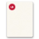 Lightly Striped -- Personalized Note Card