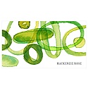 Organic Mix in Green -- Personalized Note Card