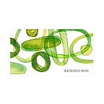 Organic Mix in Green -- Personalized Note Card