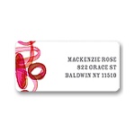 Organic Mix in Pink -- Address Label