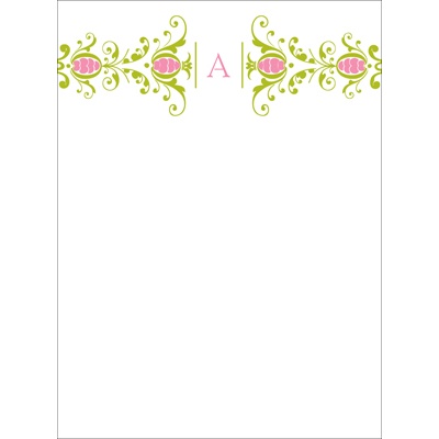 Royal Book Ends -- Personalized Note Card