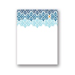 Changing Hues in Blue -- Personalized Note Card