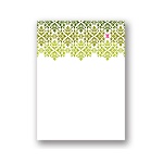 Changing Hues in Green -- Personalized Note Card