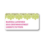 Changing Hues in Green -- Address Label