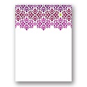 Changing Hues in Purple -- Personalized Note Card