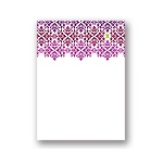 Changing Hues in Purple -- Personalized Note Card