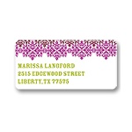 Changing Hues in Purple -- Address Label