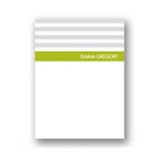 Sunwashed Stripes -- Personalized Note Card